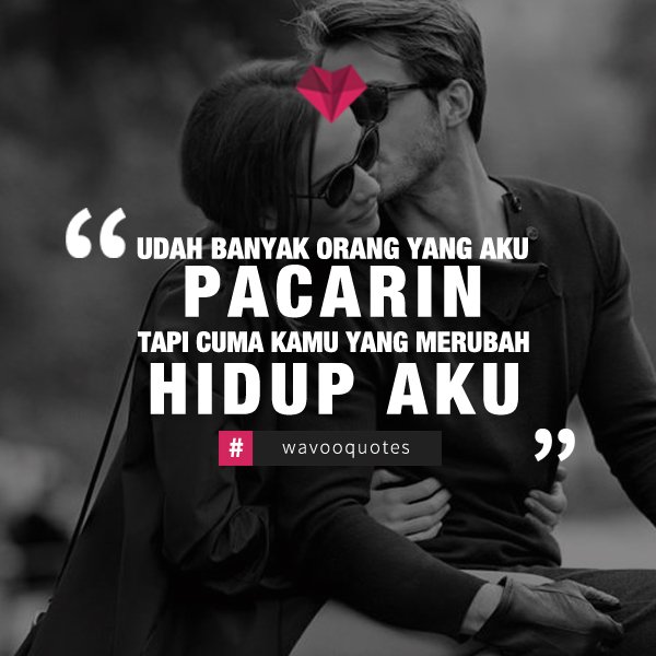 Kamu bisa merubah aku menjadi playboy insaf, makasih sayang. #wavooapp
#lovequotes
#quotescinta
#quotes
