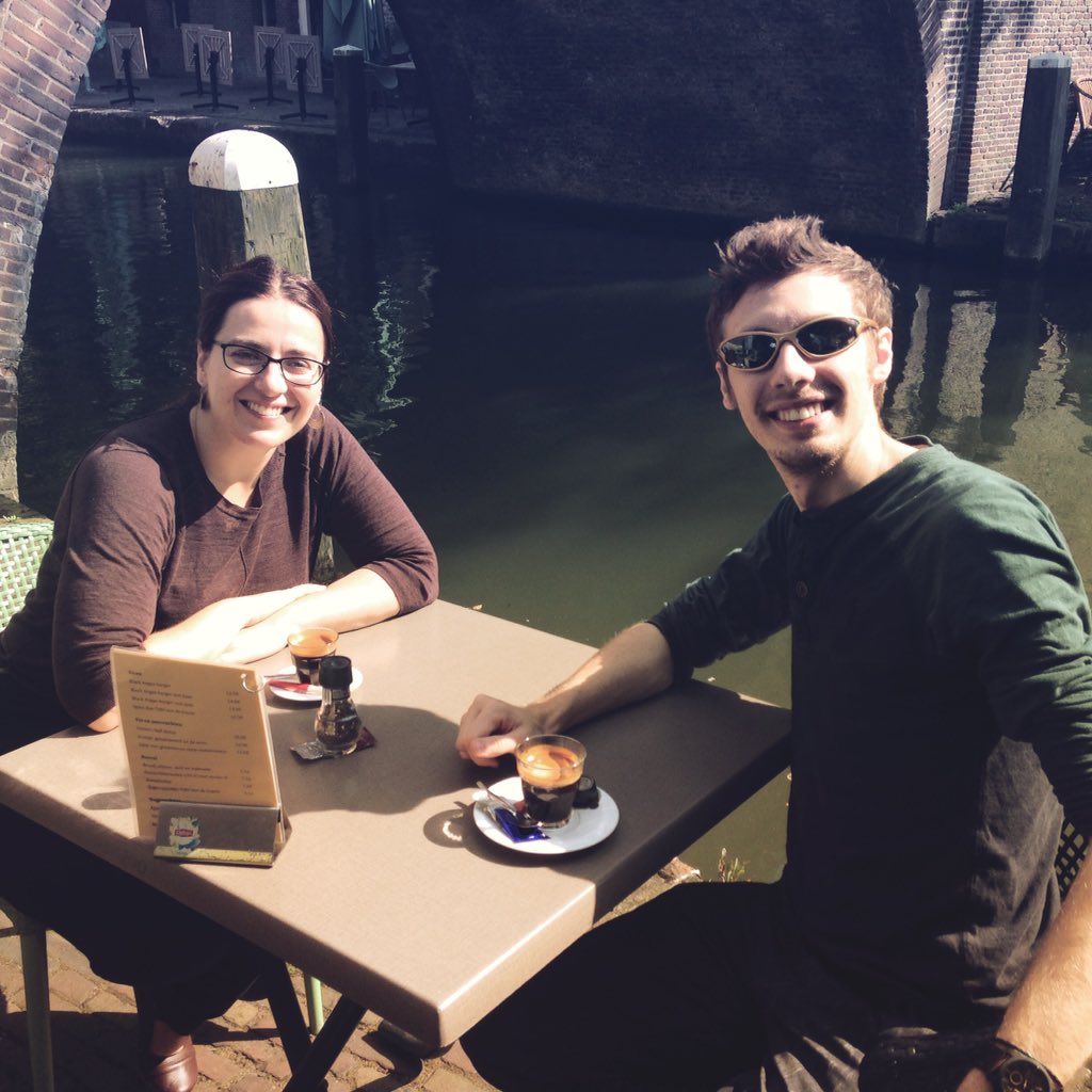 oceanshannah's tweet photo. d11Beautiful day in #Utrecht @elenianagno @ChalkyOceans what a fantastic conference 😍 #ICP12 #palaeoceanography https://t.co/bTDC7U0i41