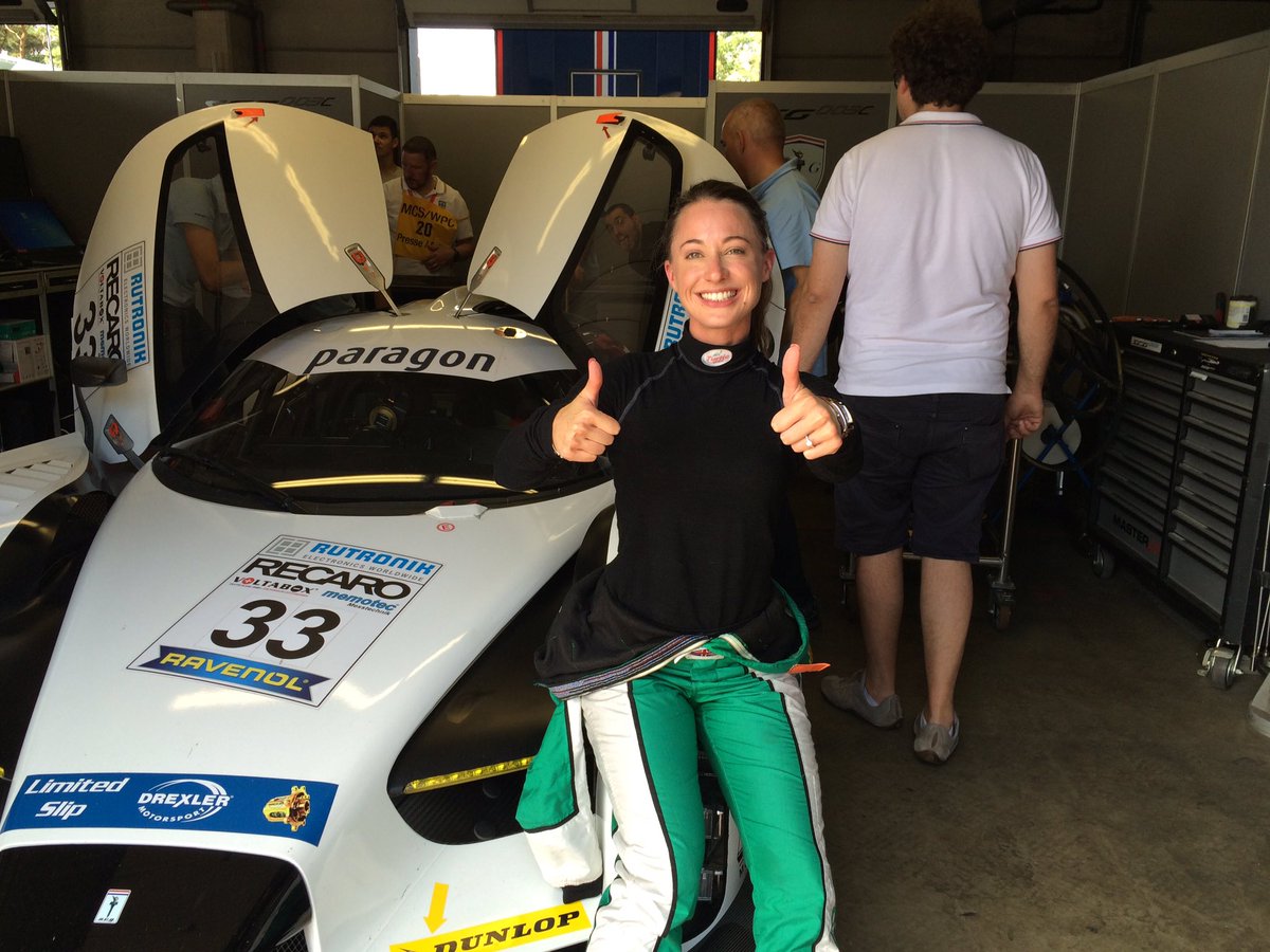 A very happy @RebeccaRacer completes her first race with us and finishes in 11th spot