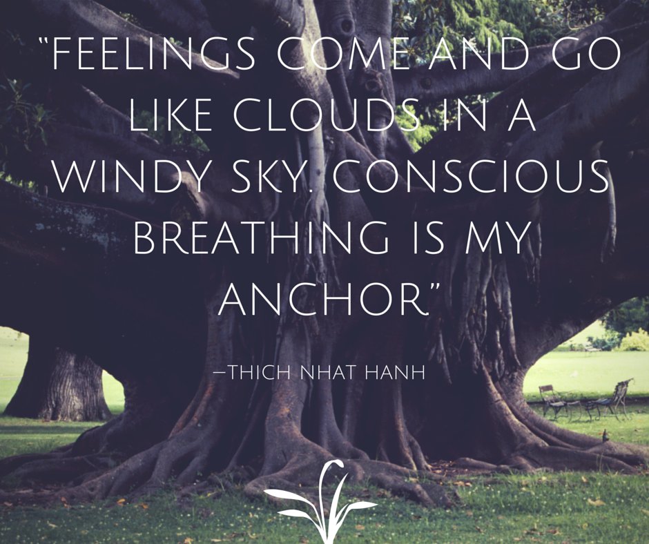 Wisdom2conf's tweet photo. Feeling come and go like clouds in a windy sky. Conscious breathing is my anchor. #thichnhathanh https://t.co/y9mdl1sK44