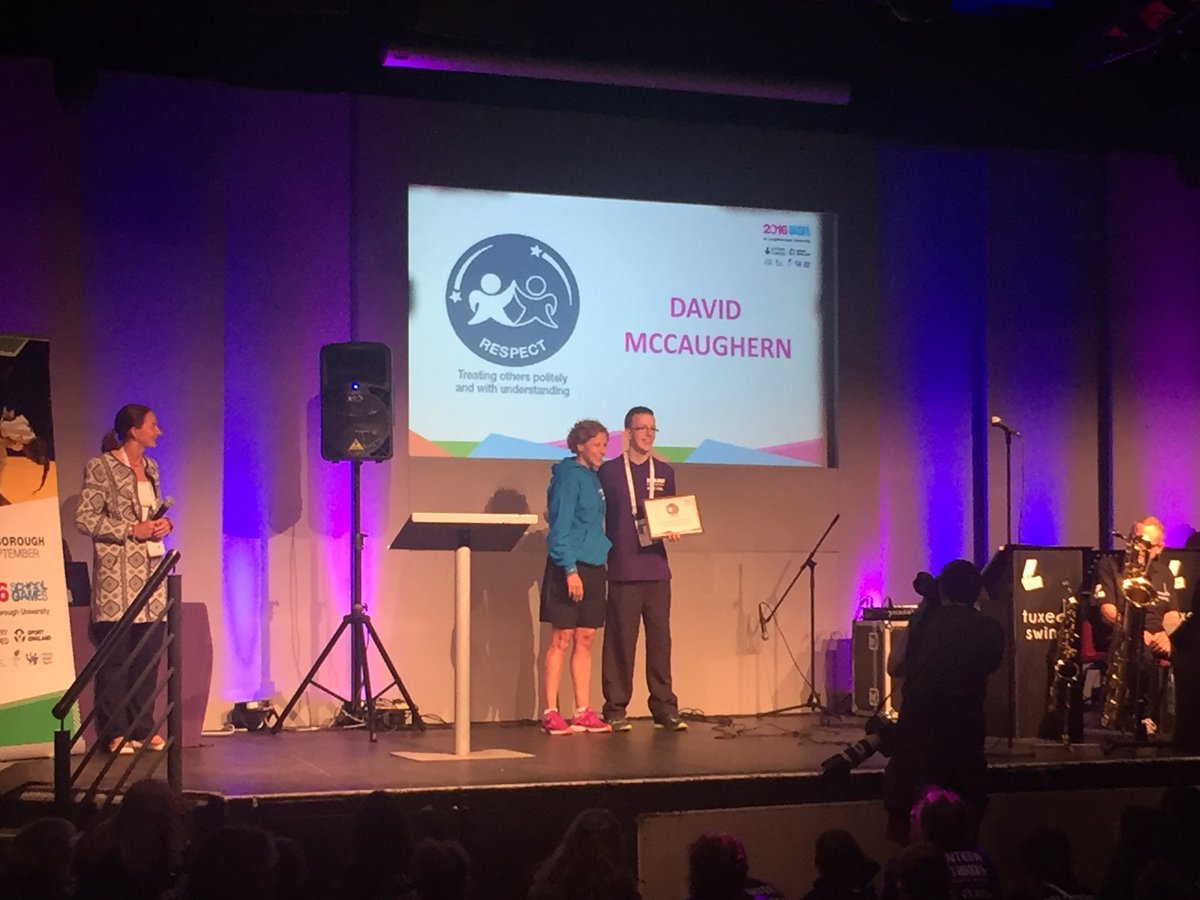 Respect award won by David from <a href="/Belfast_IF/">Belfast_IF</a> well deserved Davy 👏🎉 #SG2016