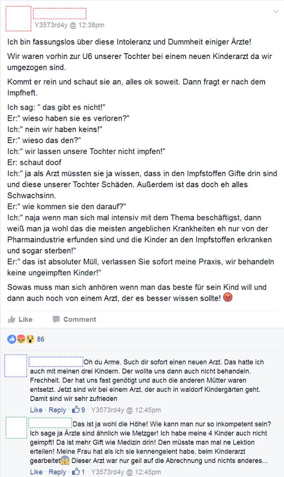 GoldenerAluhut's tweet photo. Und wieder einen Arzt erfolgreich aufgeklärt. #Impfgegner #mussmanwissen https://t.co/ffqVIoQvqU