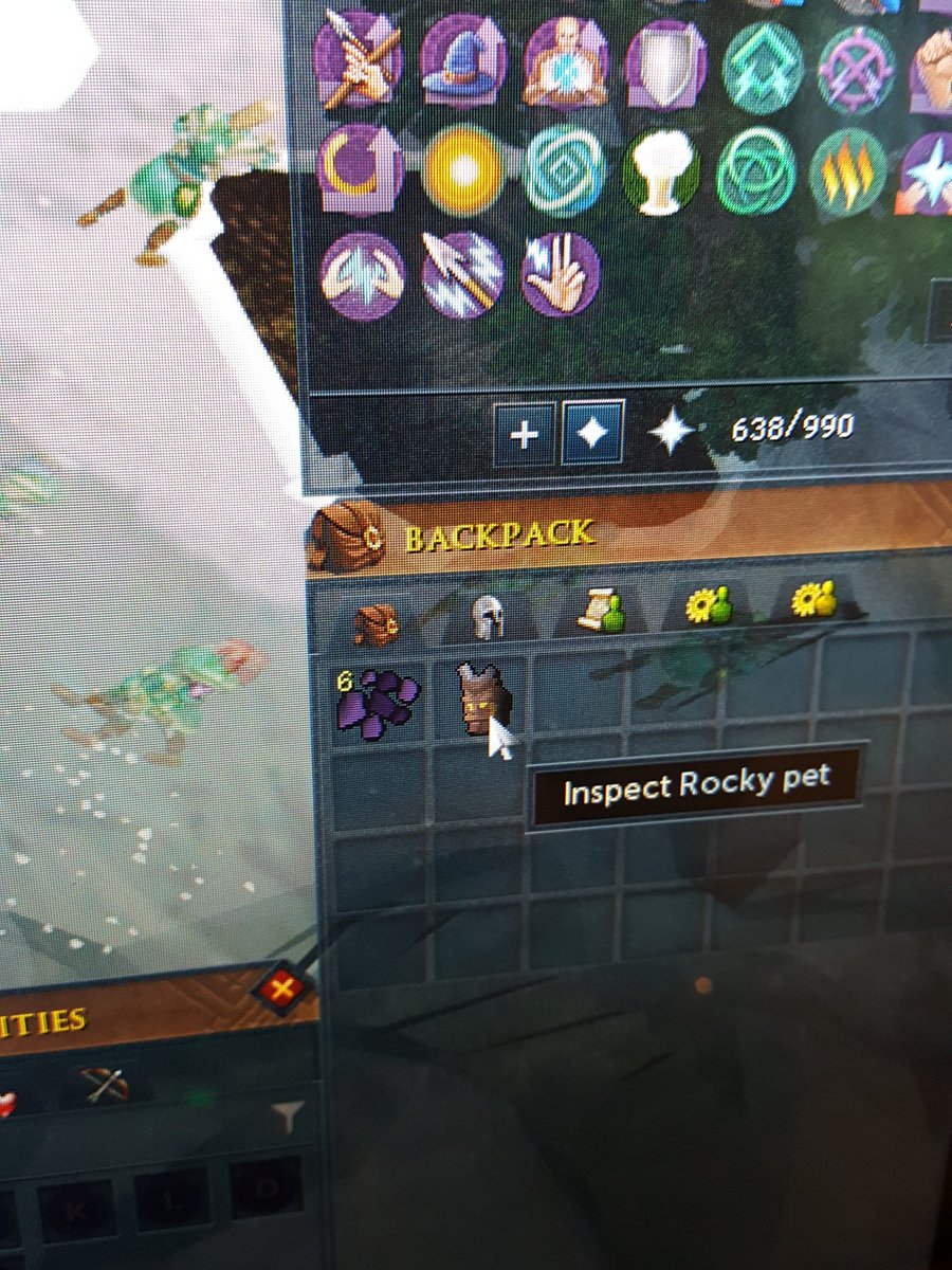 Mr_Nikkuu's tweet photo. First skilling pet is the mining pet at only 5m exp #runescape #skillpets https://t.co/VGAcYsRP3I