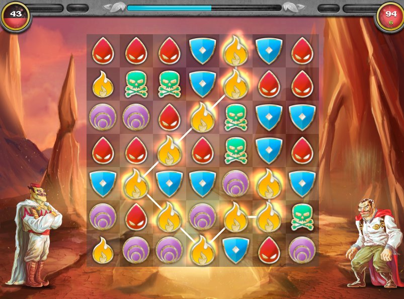EpicWizards's tweet photo. "Oh, %#&amp;!"´
-The player vs. me in that match.

#screenshotsaturday #indiedev #gamedev https://t.co/PjsUzLX6XL