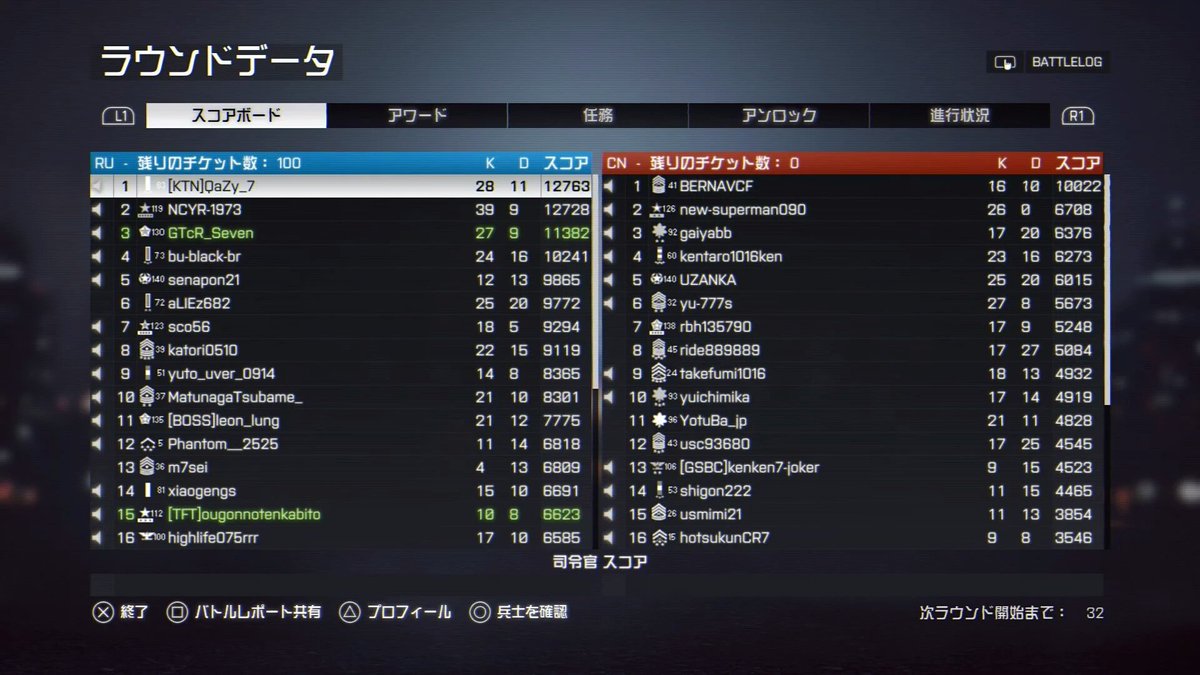 Bf4クラン