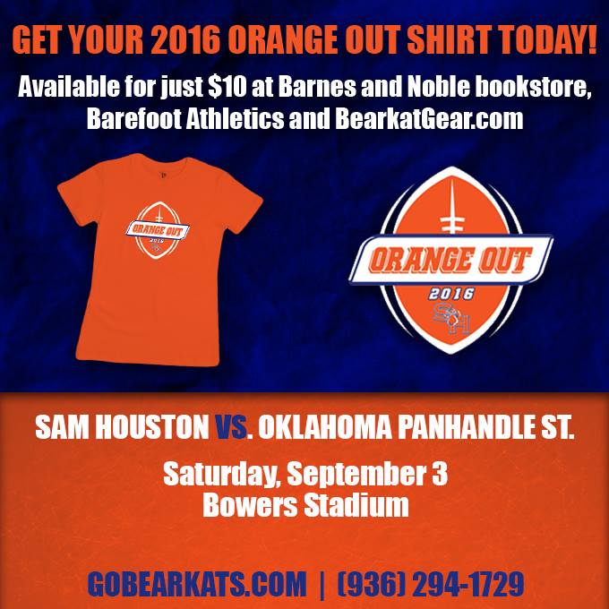 Sam Houston State On Twitter Orange Out 2016 Is Here It S Not