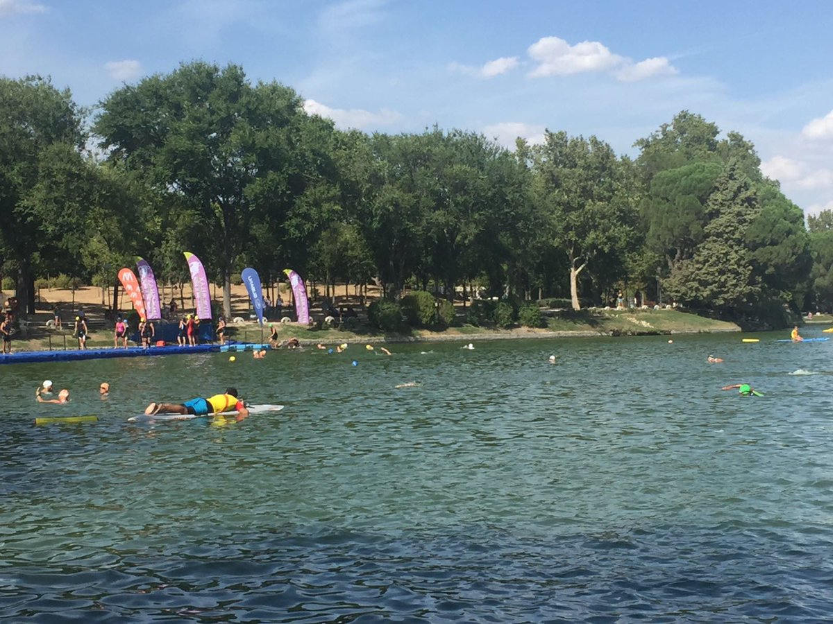 FederacionMSS's tweet photo. Hoy #SOSenTriatlón está en la Casa de Campo vigilando el @subaru_es Triatlon Cross de @MADRID https://t.co/MLty0aXal5
