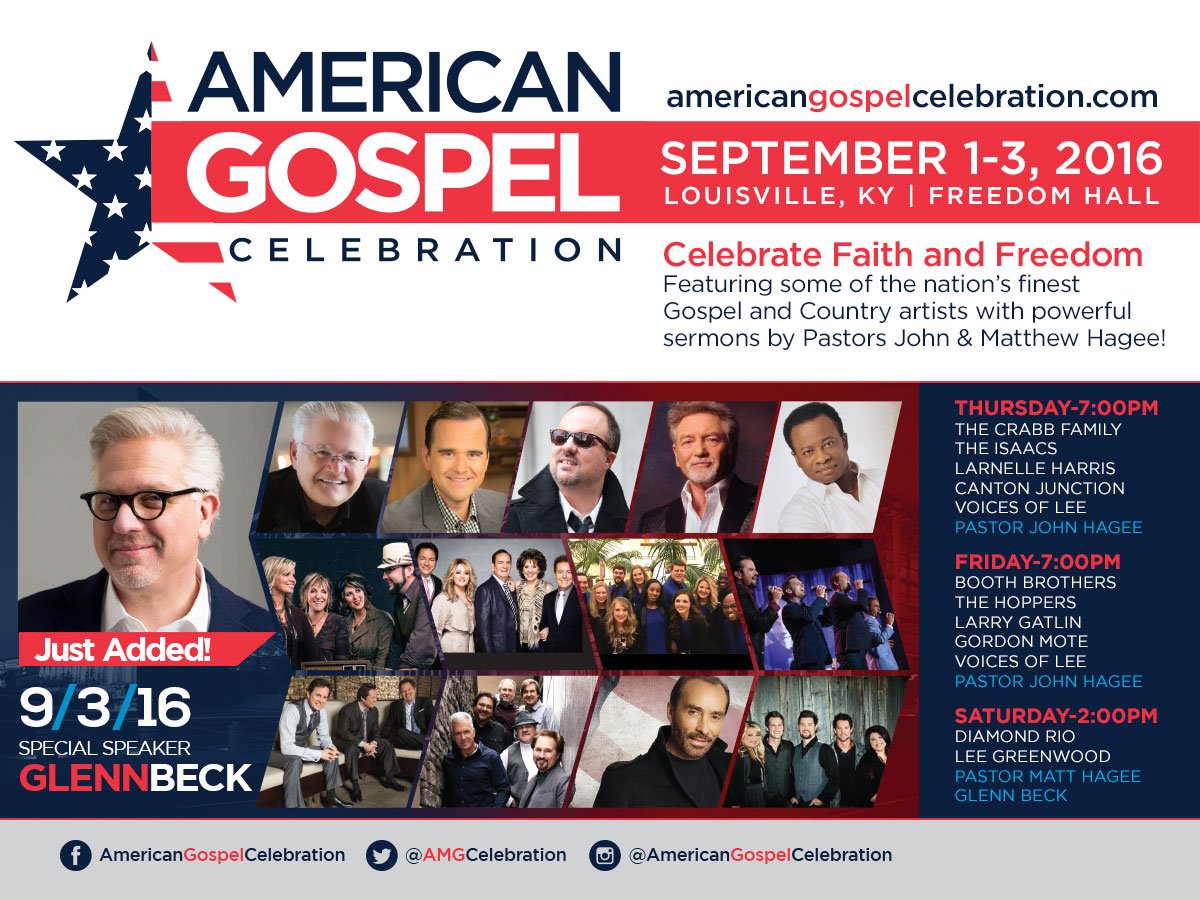 PastorJohnHagee's tweet photo. Today is the last day of the @AMGCelebration. Thank you for joining us in Louisville! #AmericanGospelCelebration https://t.co/bcNjgImiKw