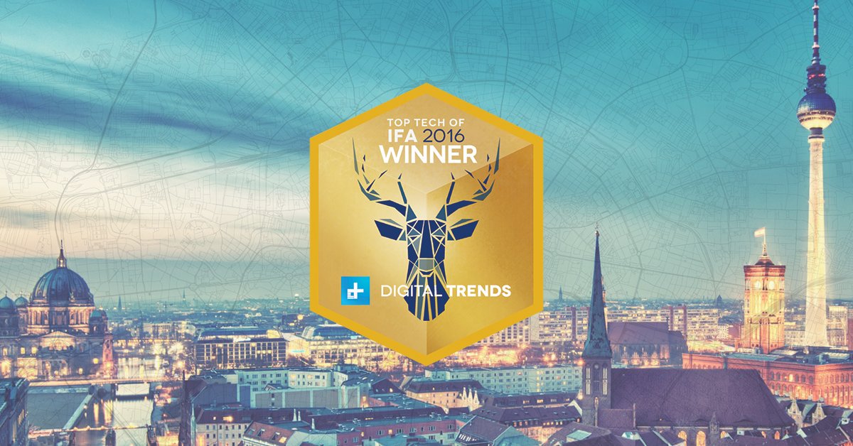 DigitalTrends's tweet photo. We saw many cool things in Berlin. These are our 'Top Tech of IFA 2016' Award Winners #IFA16 https://t.co/o2Oi6wZhT7 https://t.co/jlWh1KPwfc