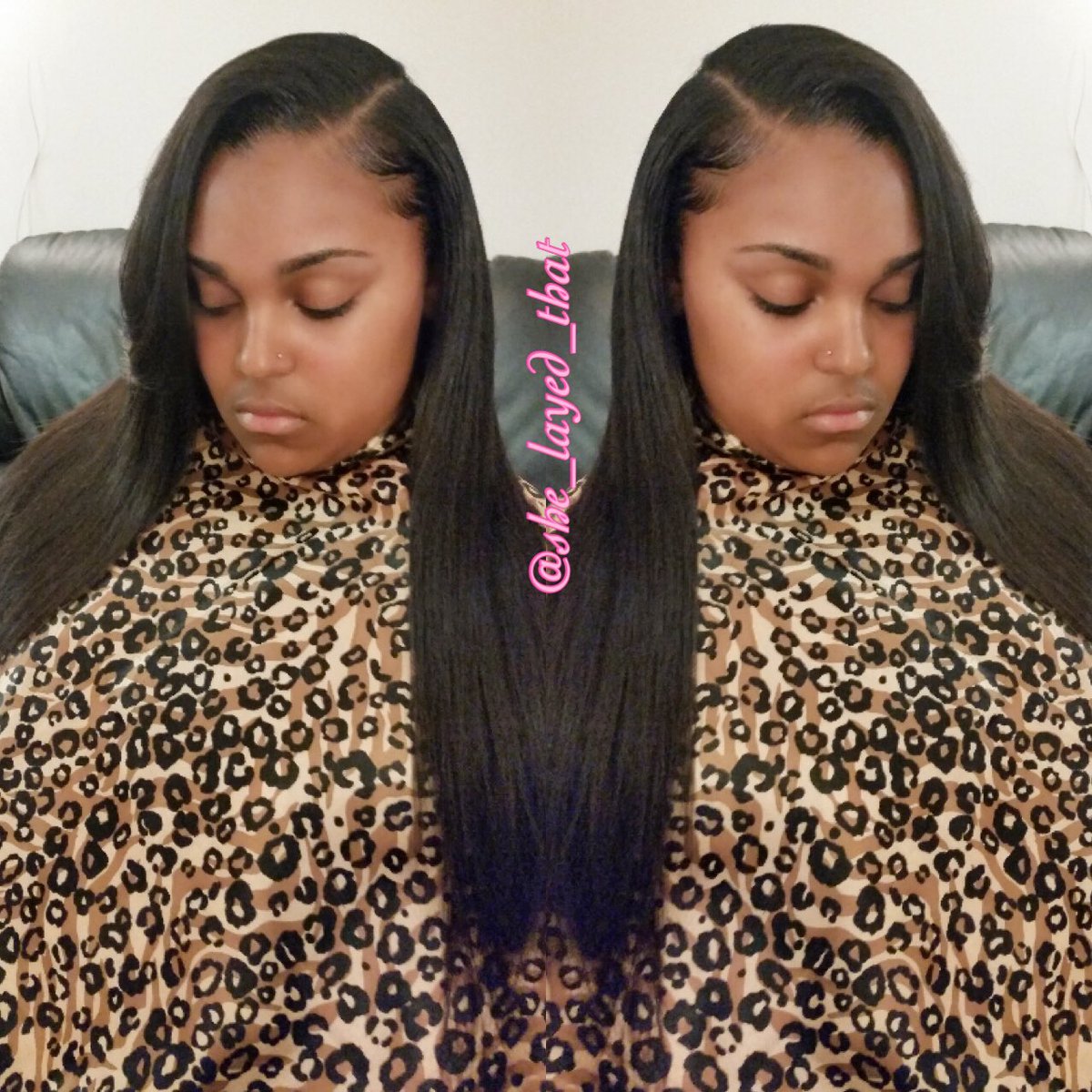 Kenya On Twitter Partial Sew In Weave With Minimal Leave Out