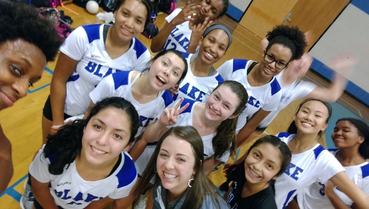 Great win last night for the girls varsity volleyball team against Gaithersburg! #Beat'EmIn3
