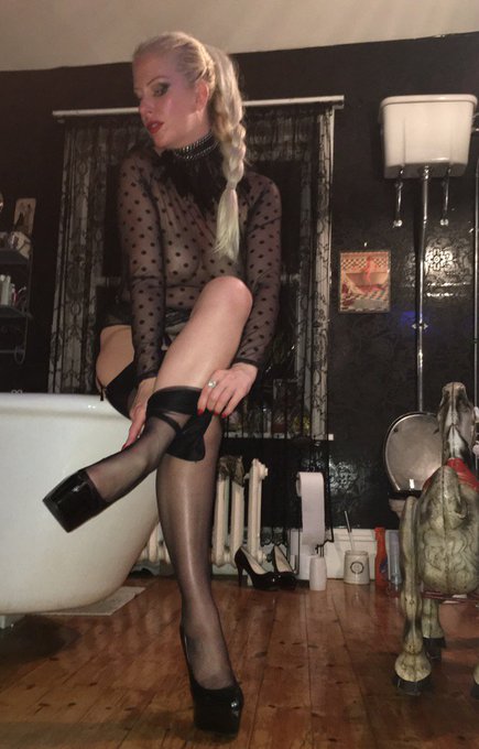 Ready for sessions with #MistressMamba #Huddersfield #Mistress my #Trainee #Dominatrix Tel 07557516183