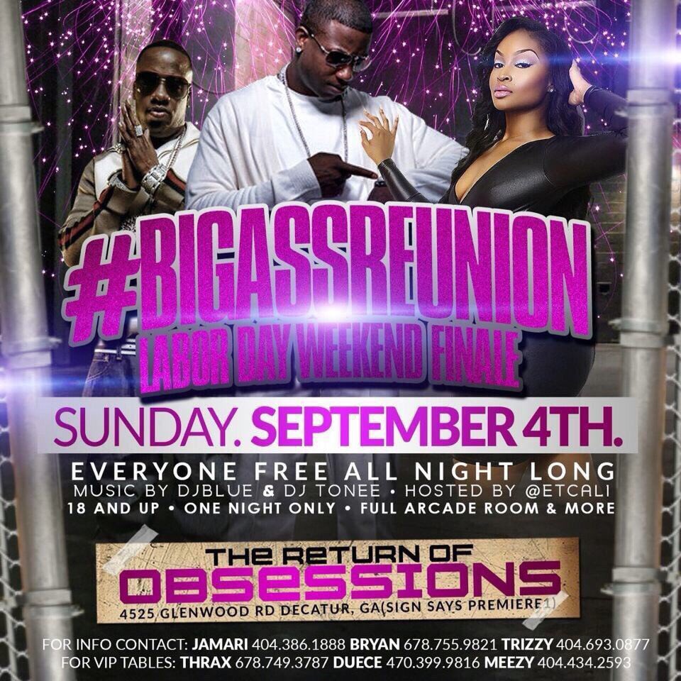 TheFairykayy's tweet photo. #BigAssReunion LABOR DAY SUNDAY
18 & UP 1 NIGHT ONLY
THE RETURN OF #CLUBOBSESSIONS
EVERYONE FREE ALL NIGHT https://t.co/dQVQNG3Coy