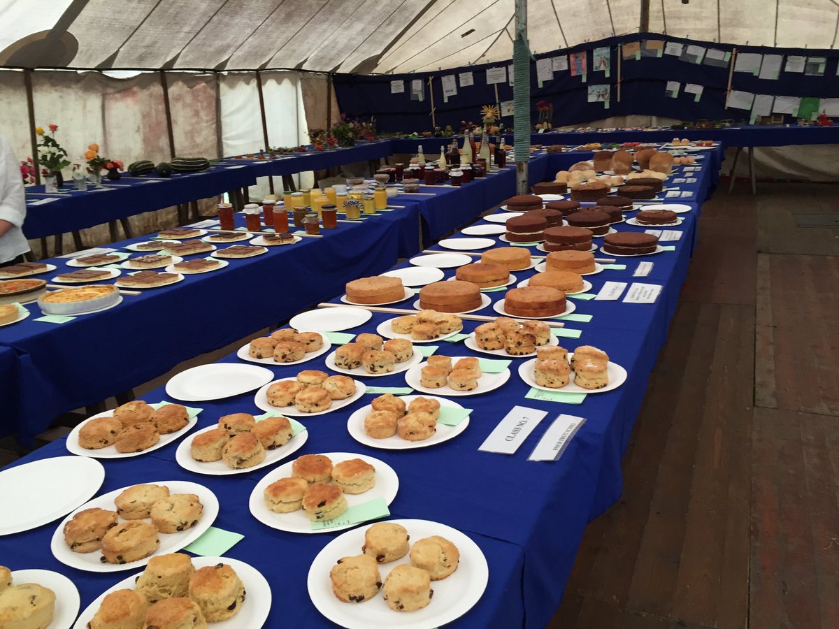 LowickShow's tweet photo. Some great entries in the handicraft &amp; produce tent. Well done to all entrants #LowickShow #Cumbria #LakeDistrict https://t.co/ttjEFZ1zzj