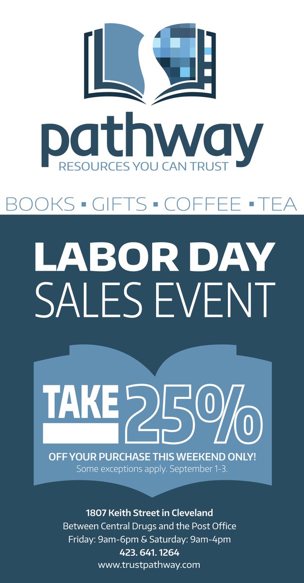 TrustPathway's tweet image. DON'T MISS IT!! Our Labor Day Sale is going on NOW! September 1st-3rd, get 25% off on in-store purchases!!