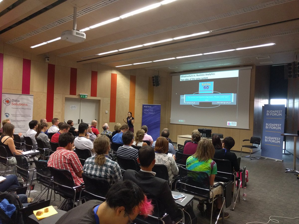 daroczig's tweet photo. #satRdays last session starts with @salankia (from @secretsaucers)'s exiting #rstats talk on choosing the right tool https://t.co/eFQe7sWvNe