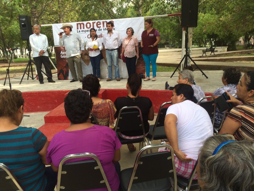 uncafeconcecygu's tweet photo. Ya estoy en #Escobedo, destacando la fortaleza que tiene esta zona del estado en mano de obra. @lopezobrador_. https://t.co/dmKJKABnPT