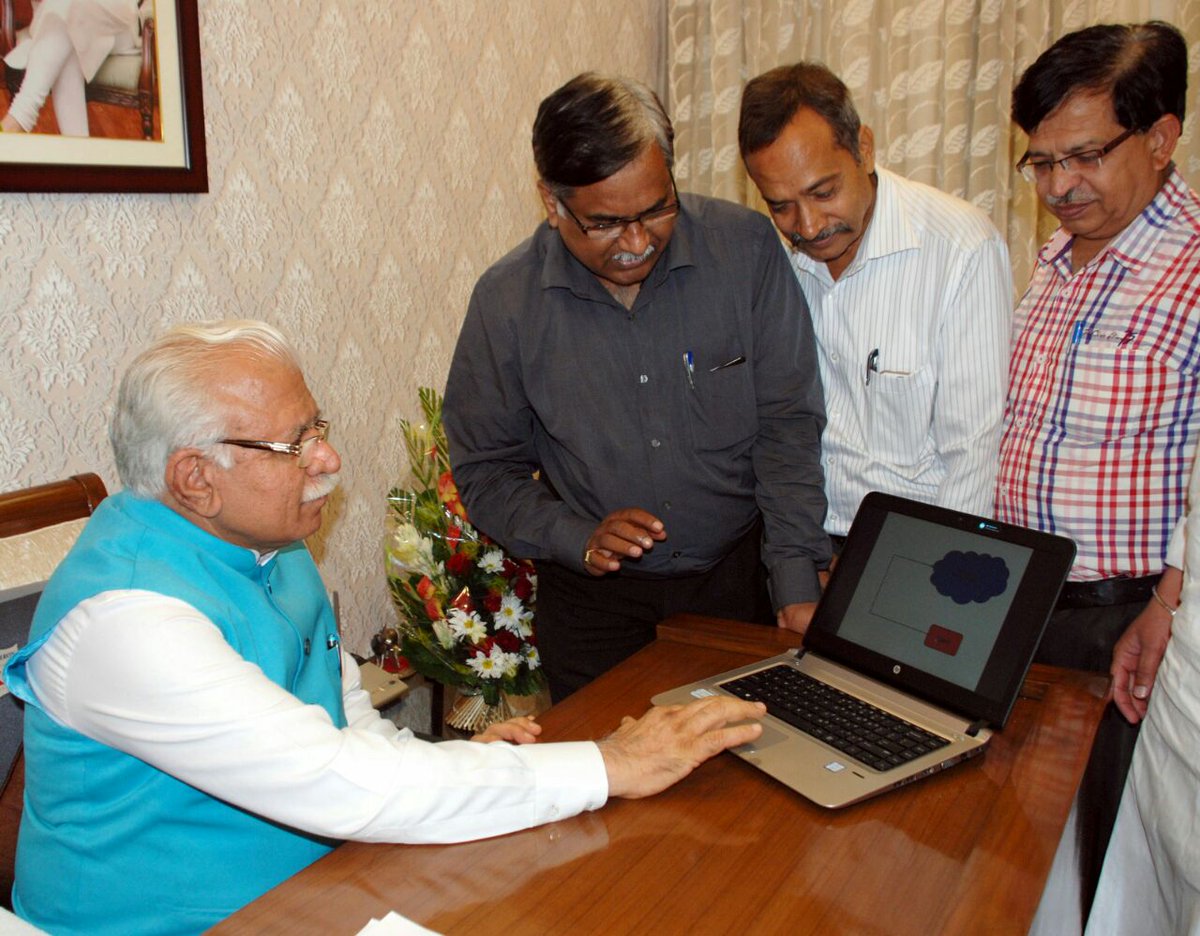 mlkhattar's tweet photo. Launching first Wifi hotspot of BSNL in village Gumthala Garhu near Pehowa of Haryana from Chandigarh today. https://t.co/DQqyOKiSPh