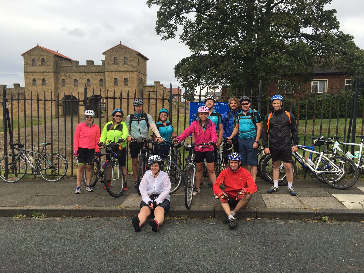 HWCycleZCT's tweet photo. It's done! All present and correct at the finish. Great achievement and quite a few sore places! @ZCTrust https://t.co/GX5rm1wOXI
