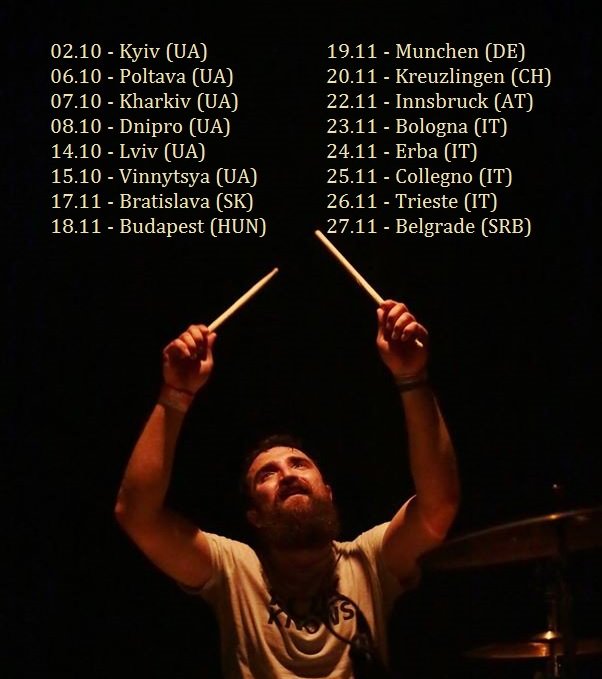 StonedJesusBand's tweet photo. Viktor is trying to protect himself from fall dates falling on him...but we're booking more!
#stjuatour2016 #ent2016 https://t.co/RlQSfFHeSX