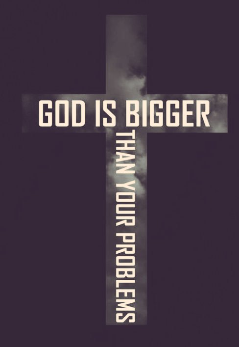 MessageBearer's tweet photo. Sometimes we see how big our problems are and we forget how BIG our God is. #OurGodIsAwesome #HeIsAllPowerful https://t.co/3Yl6UrdwxH