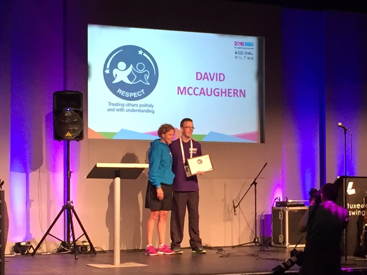 <a href="/DalriadaSchool/">Dalriada School</a> Check out <a href="/Belfast_IF/">Belfast_IF</a> volunteering star David McCaughern winning the respect award <a href="/_SchoolGames/">School Games National Finals</a>!