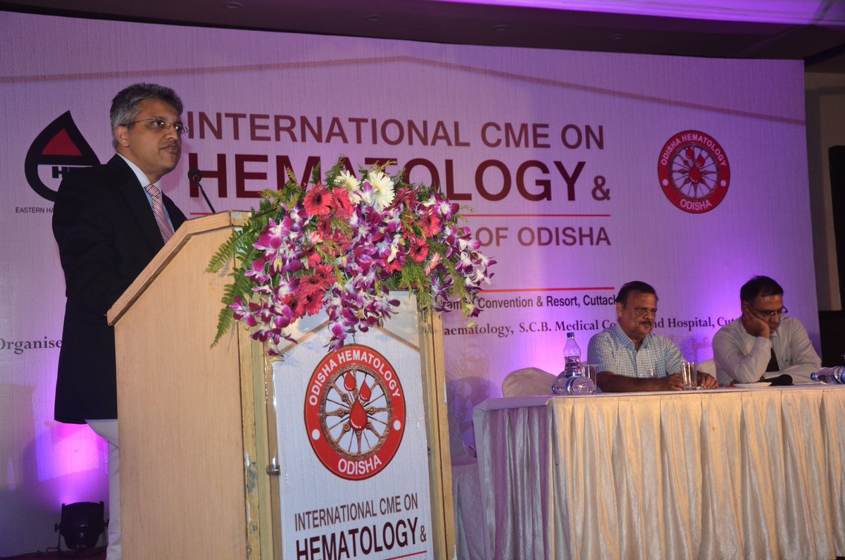 HematologyO's tweet photo. Prof Shaji Kumar @myelomaMD speaking on diagnosis &amp; staging in multiple myeloma at Intl CME  #Hematology https://t.co/jJRLbtqDdr