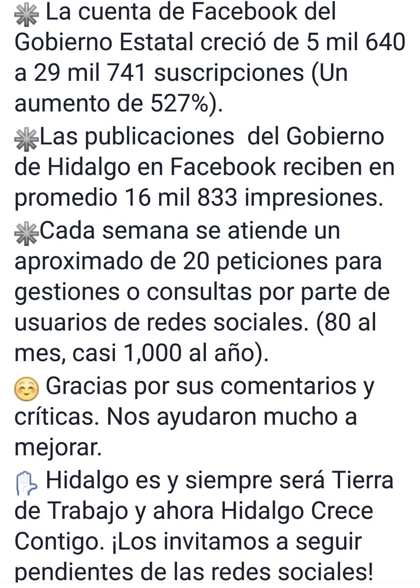gobiernohidalgo's tweet photo. ¡Gracias a todas las personas que estuvieron al tanto del Twitter @gobiernohidalgo y Facebook Gobierno de Hidalgo! https://t.co/PvyiOT3Ewz