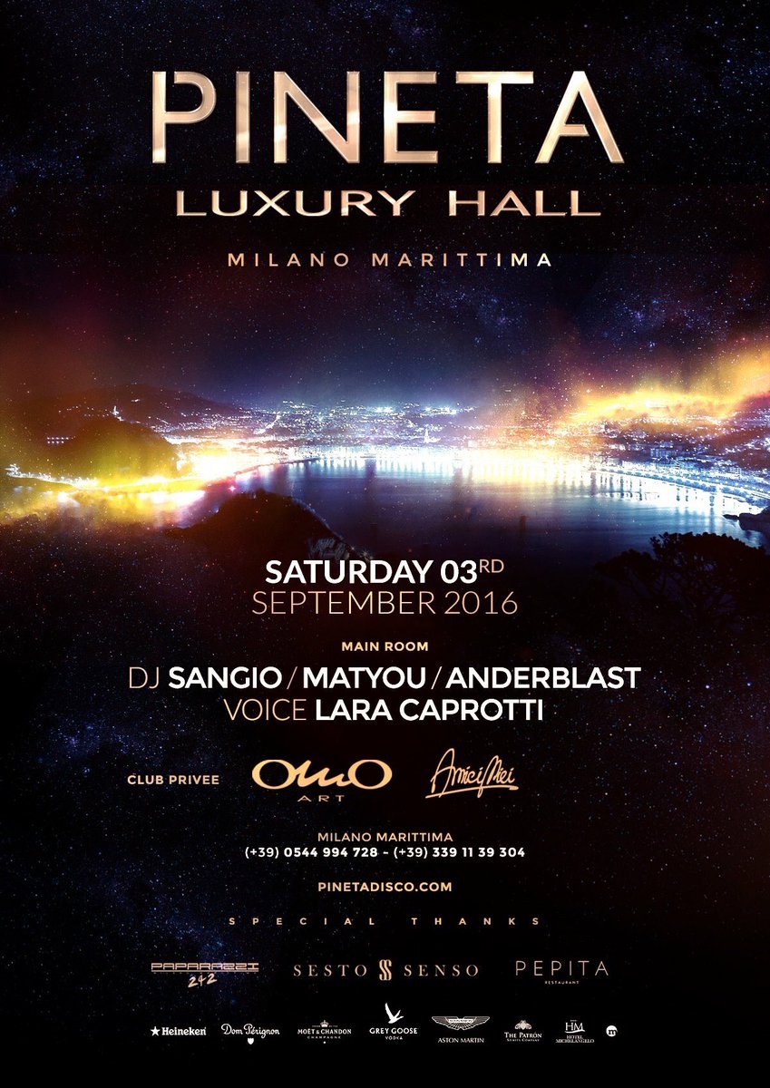 anderblast_real's tweet photo. Stasera @Pinetadisco !!!
Party People !!!!
#PinetaClub #LuxuryHall #HouseMusicIsBack https://t.co/F824IBOeMK
