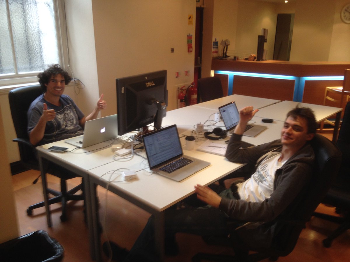 Bloomsbury AI new offices at Gower Street bloom.space. Much quieter than the Biscuit Factory!