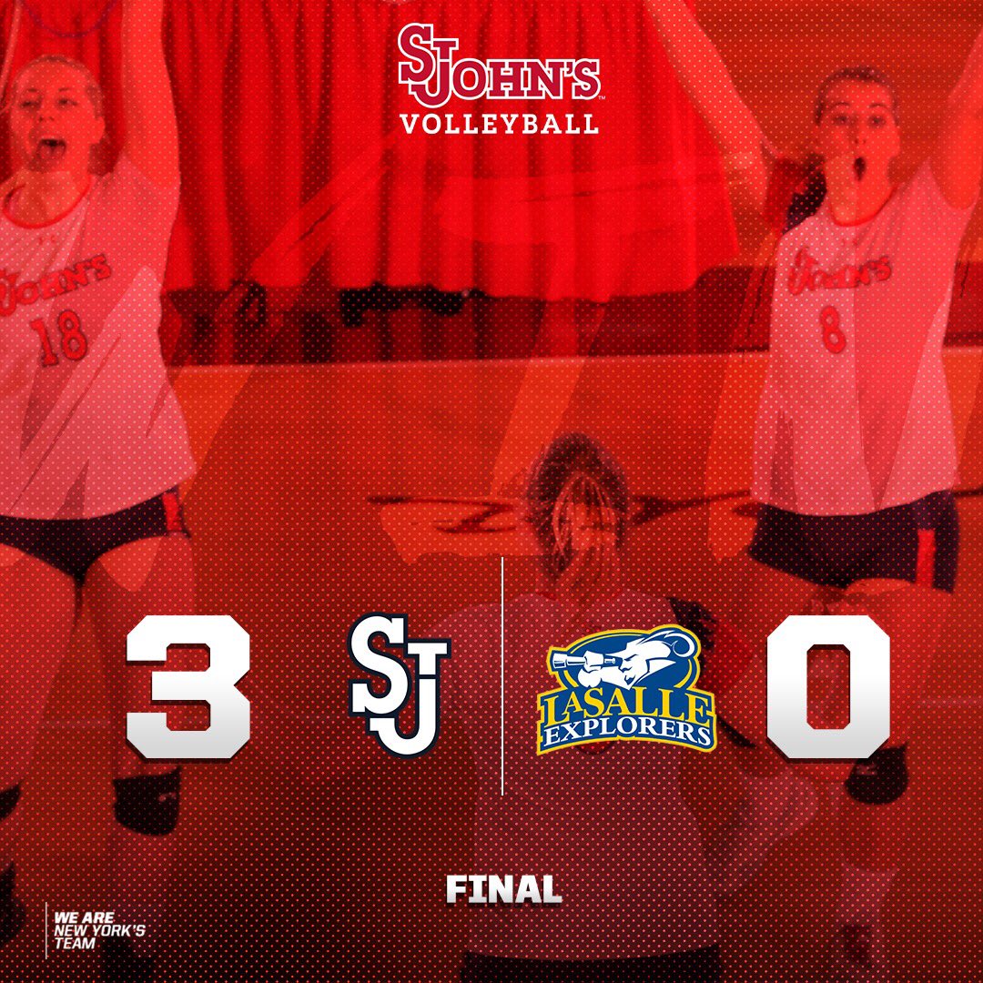 It's A Sweep For #SJUVB!! 
The Red Storm is now 5-0!!!