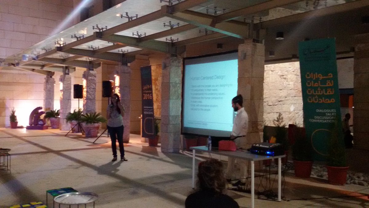 thejordanmuseum's tweet image. Now
Human centred design
Lecture by Eng. Sahar Madanat
#jordanmuseum #makerspace #Ammandesignweek