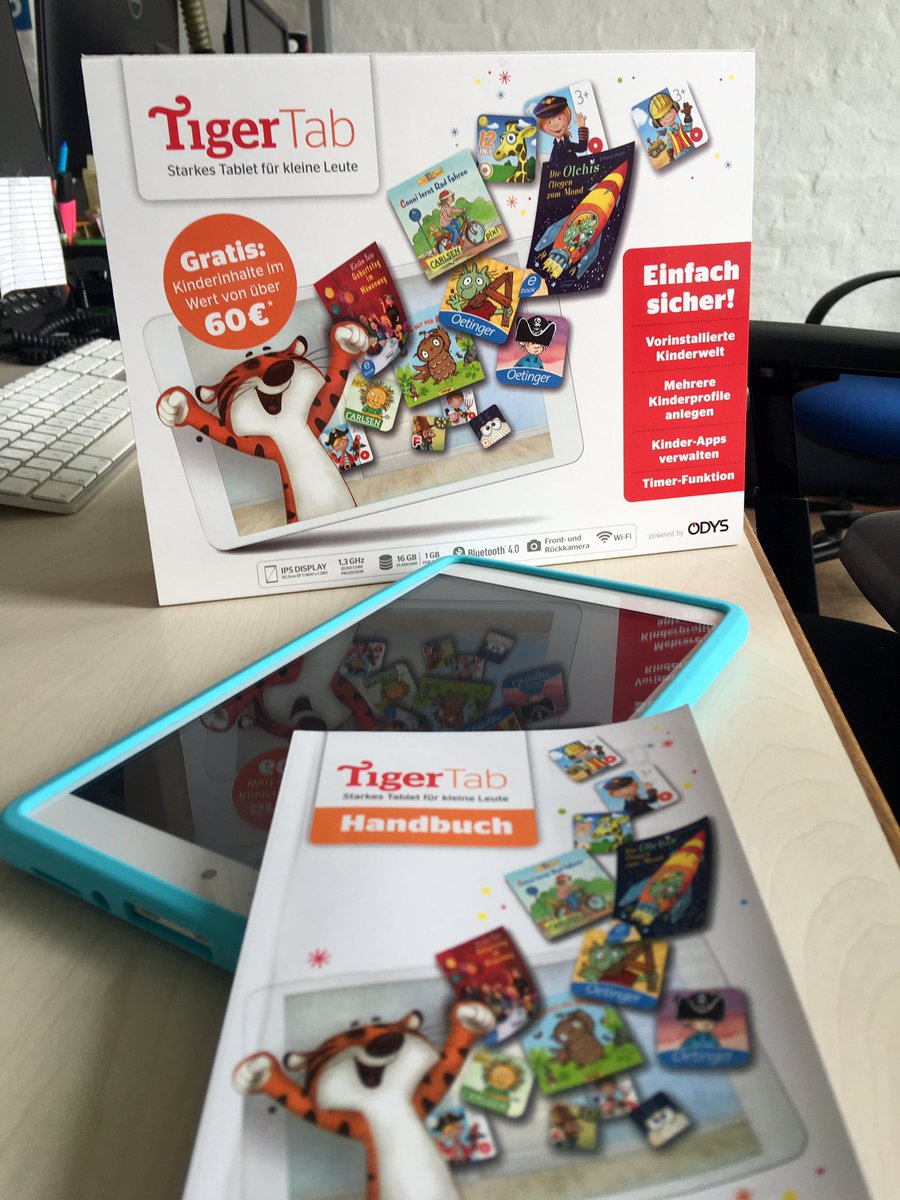 inkommodiert's tweet photo. Do you want to touch our new baby? Join us @IFA_Berlin hall 25 booth 107 #tigertab @Tigerbooks #kidsgadget https://t.co/SRkjAtOMx4
