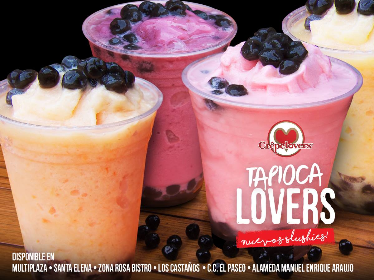 CrepeLovers's tweet photo. Si te eres un #TapiocaLovers, nuestros Slushies te encantarán <3 https://t.co/Qh1Tega7td