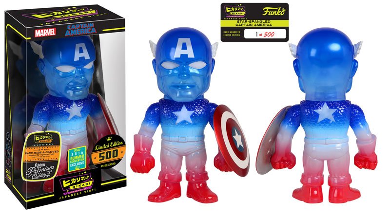 CollectorCorps's tweet image. RT &amp;amp; follow @CollectorCorps for a chance to win an #SDCC2016 Exclusive Classic Captain America Hikari!