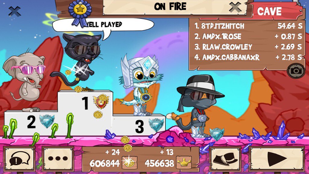 HI7CHx1's tweet image. Want to catch an L? #funrun2 #1ROSE #CROWLEY #CABBANAxR