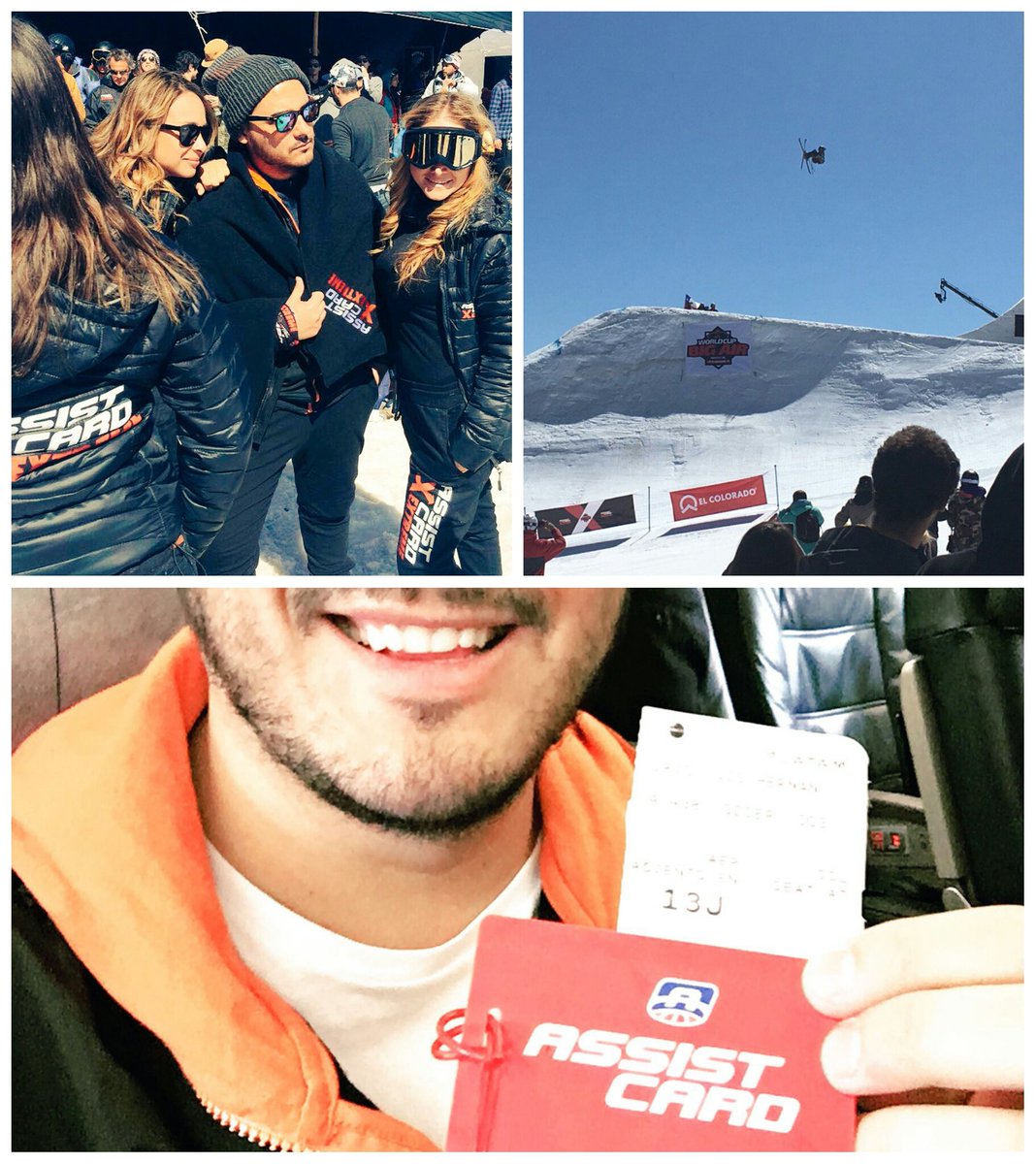 🎿 <a href="/HernanLirio/">Hernán Lirio</a> presente en el #FreeStyleSky; Chile 🇨🇱 gracias a <a href="/assistcard/">ASSIST CARD</a>, tu mejor opción en viajes 🏂⛷✈😁