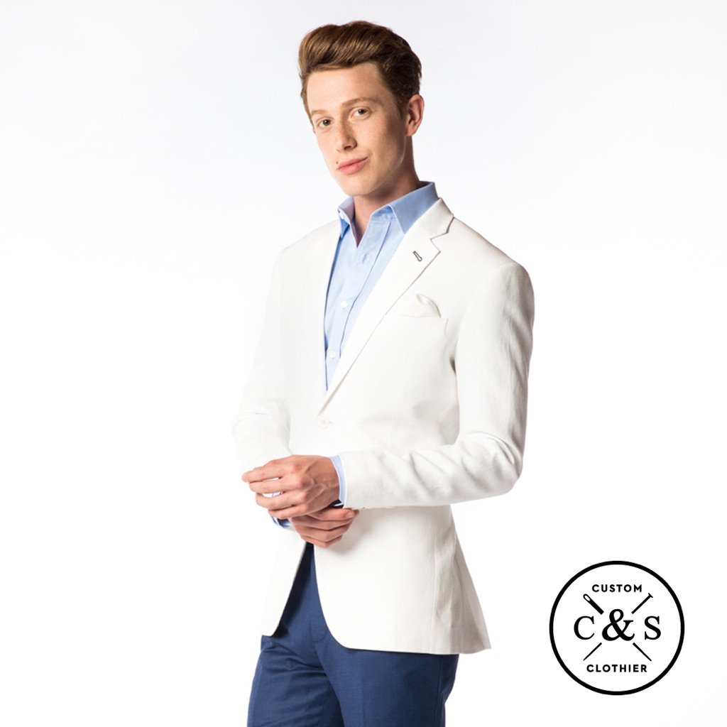 Celebrate the long-weekend in-style: Pull out your summer blazer from Chookhare &amp; Sons.