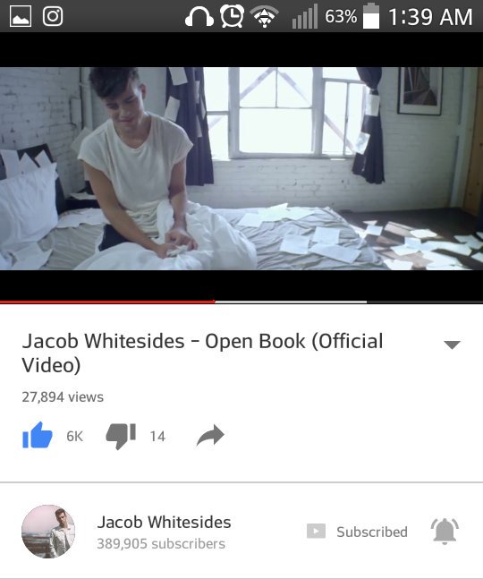 cosmicjasmin's tweet photo. @JacobWhitesides ADDICTED TO #OPENBOOK
Cant stop hear itπβ€ #OPENBOOKVIDEO Loooove it! https://t.co/Y96nXAsXhJ