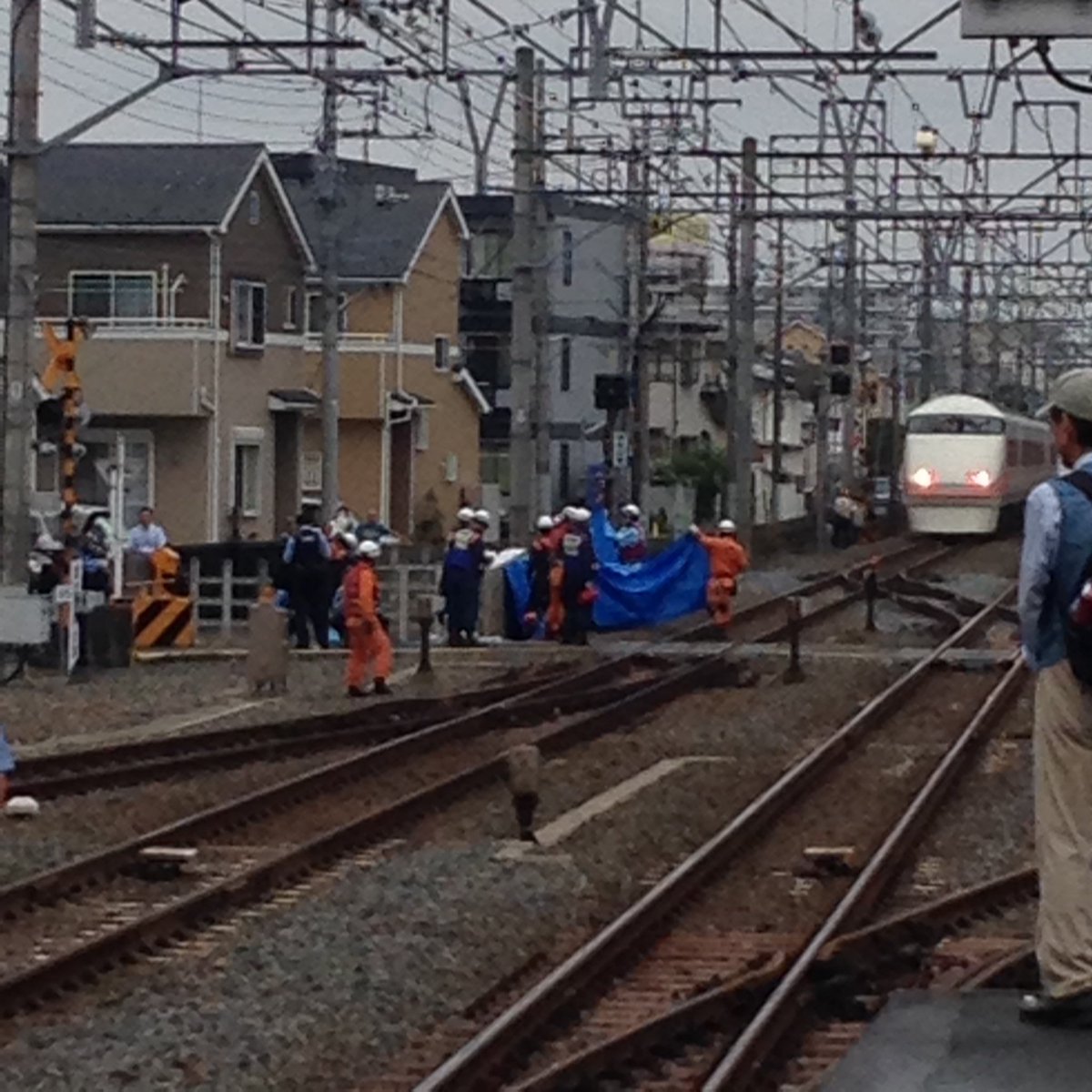 Anehimep あねひめ En Twitter 続き 東武スカイツリーライン 大袋駅 せんげん台駅間 特急列車との人身事故 運転再開見込み 0930頃とのこと ミンチですかなぁ