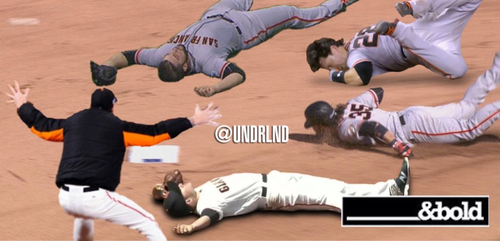 undrlnd's tweet photo. This will never end!
😂😂😂
#FunWithPhotoshop
#Crawfording
#Poseying
#Kontosing
#Lopezing
#Peavying
#SFGiants https://t.co/2o7G1DBpa0