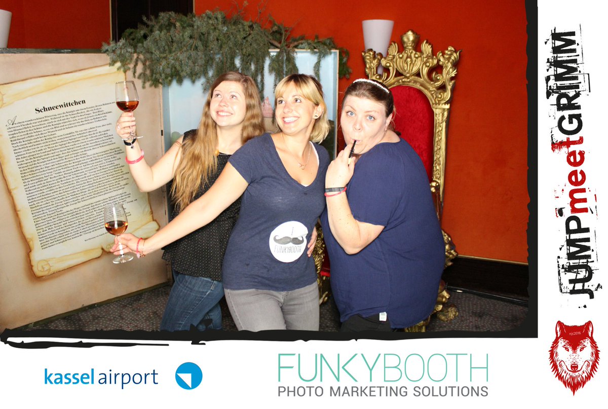 ...und sie feierten zusammen bis an ihr Lebensende! @funkyboothde #njc2016 #marketingfairyland