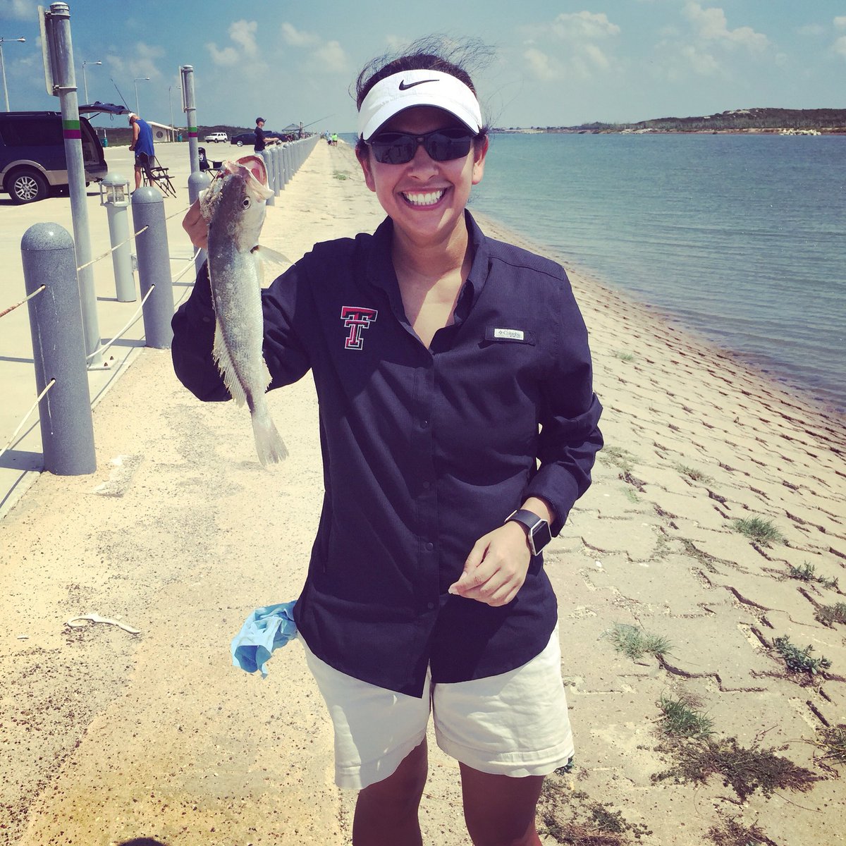 tiffmontemayor's tweet photo. Saturday afternoons when dad is in town>> #firstfishoftheday #sandtrout #padreisland #whoruntheworld https://t.co/O1Sx7LUFKK
