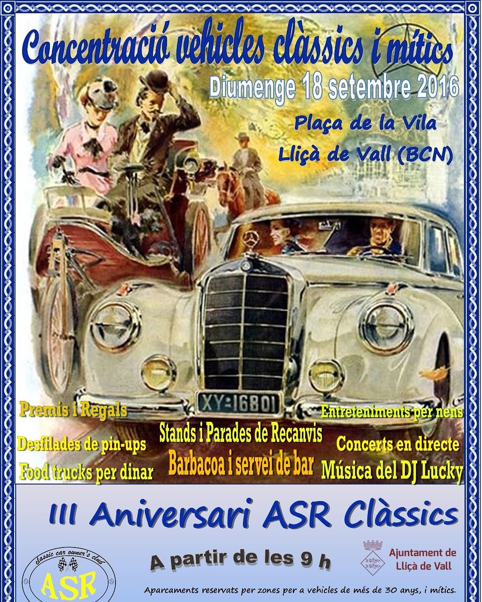 Ya sólo a dos semanas de la fiesta del clásico en Lliçà de Vall. Vamos!!