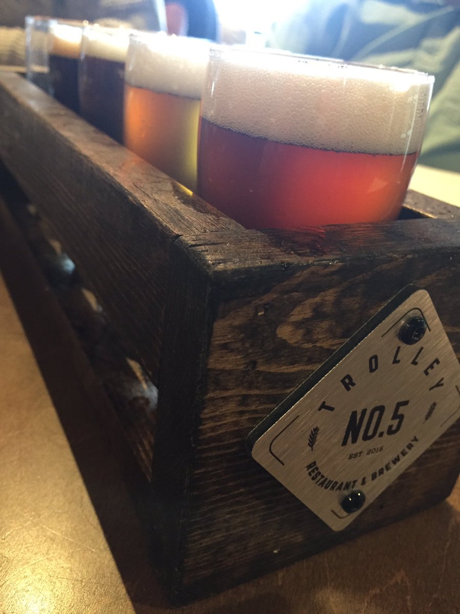 mbmykes's tweet photo. The start of our little brewery tour. First stop @Trolley_5. Very tasty beer. #rockpaperscissorswhosdriving https://t.co/zTvDh76XEP