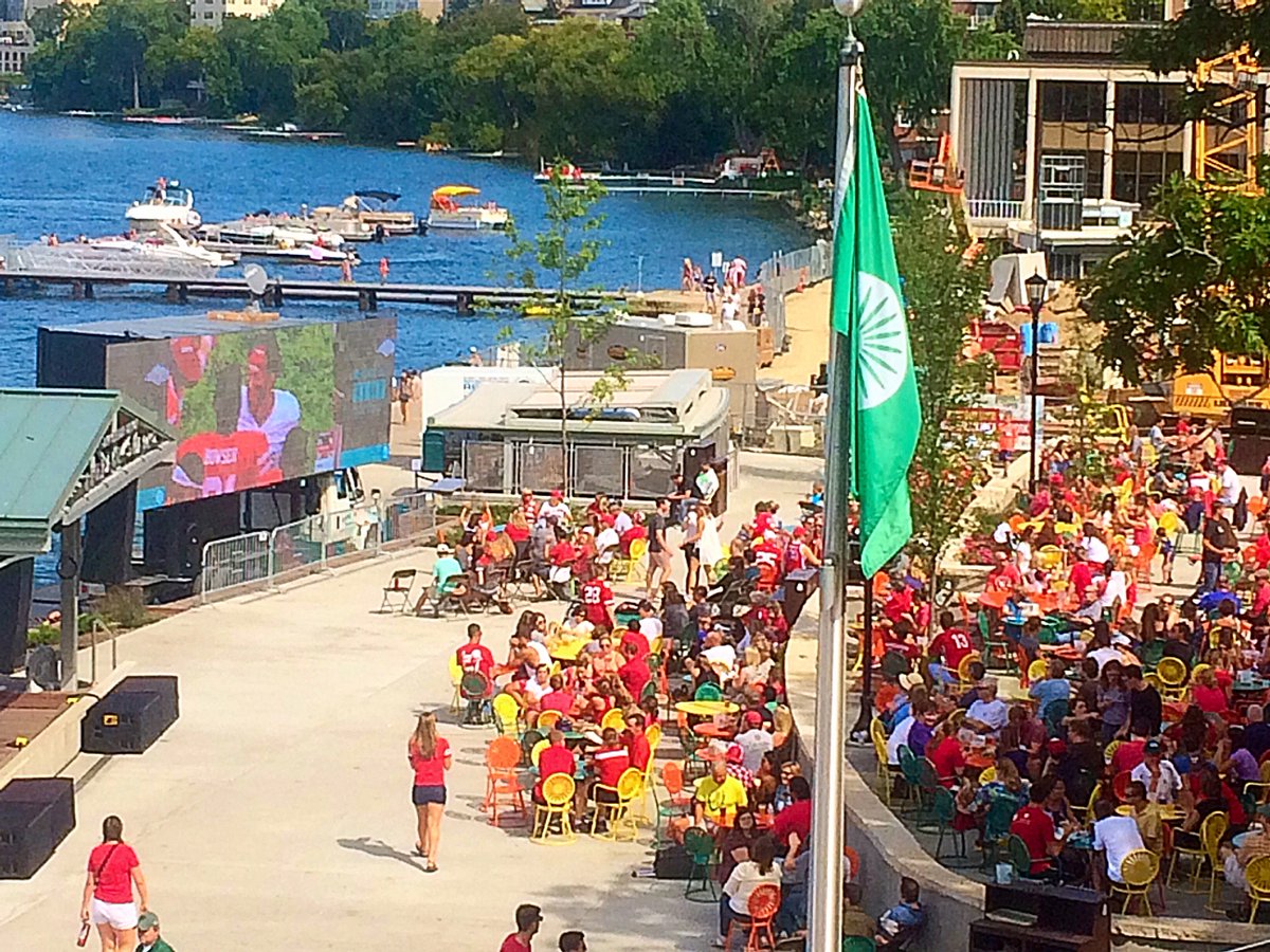 Come enjoy the Badger game at the Terrace! #MemorialUnion