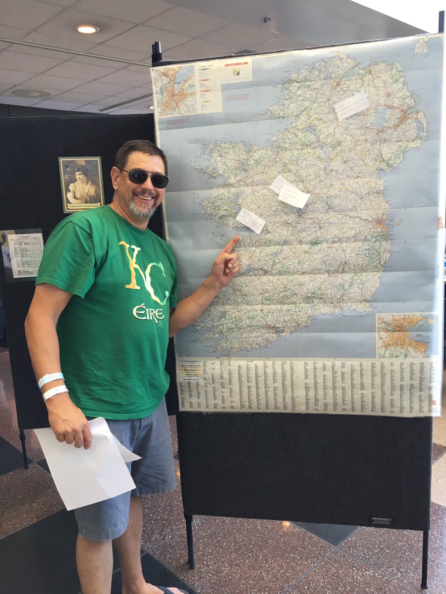 torturedcyfan's tweet photo. Just traced my family back to County Galway, Ireland @ #IFKC. https://t.co/hA1pgp9Tf7