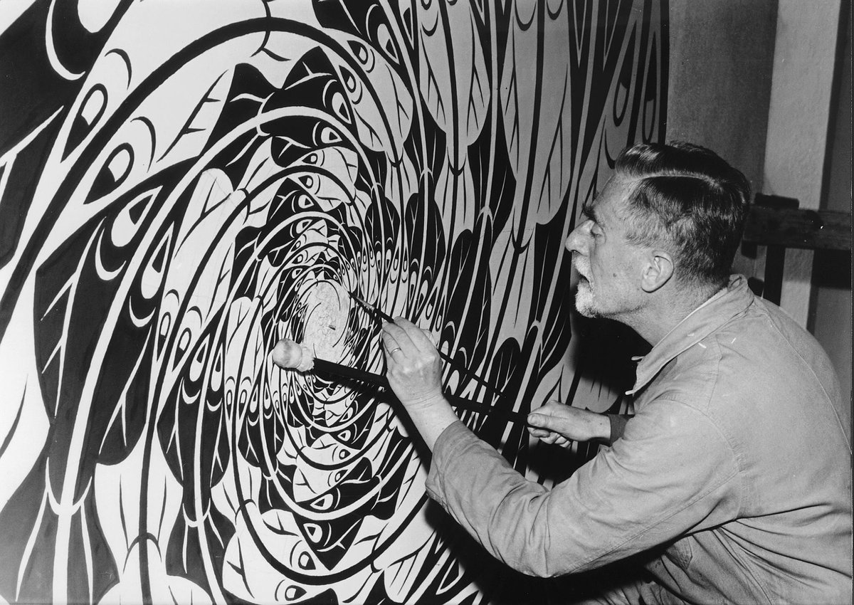 Artist m.c. escher demonstrates his artistic process in fascinating