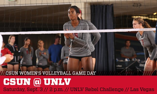 csunwomensvb's tweet image. Matador Gameday! #CSUN looks to make it 3 straight wins in Vegas ... 1st serve at 2 pm
#RockTheRed #TogetherWeRise