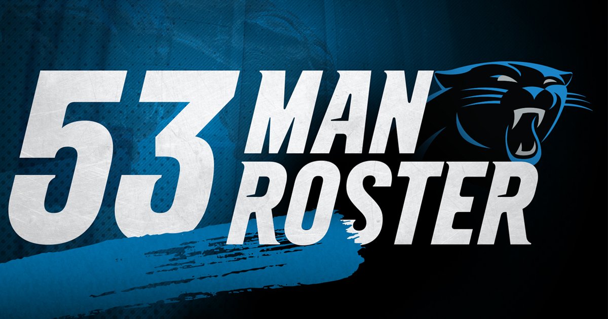 Carolina Panthers on Twitter "The Panthers 53man roster is set! 